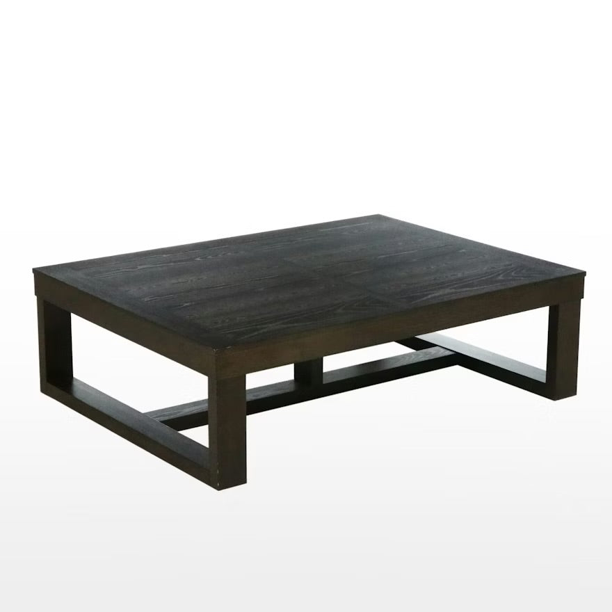 Ashley Furniture Contemporary Ebonized Wood Coffee Table
