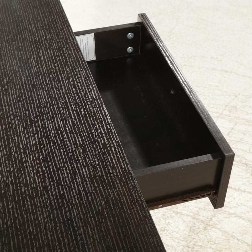 Contemporary Entry Table with Ebonized Wood Grain Finish, 2019 ITMGP91656