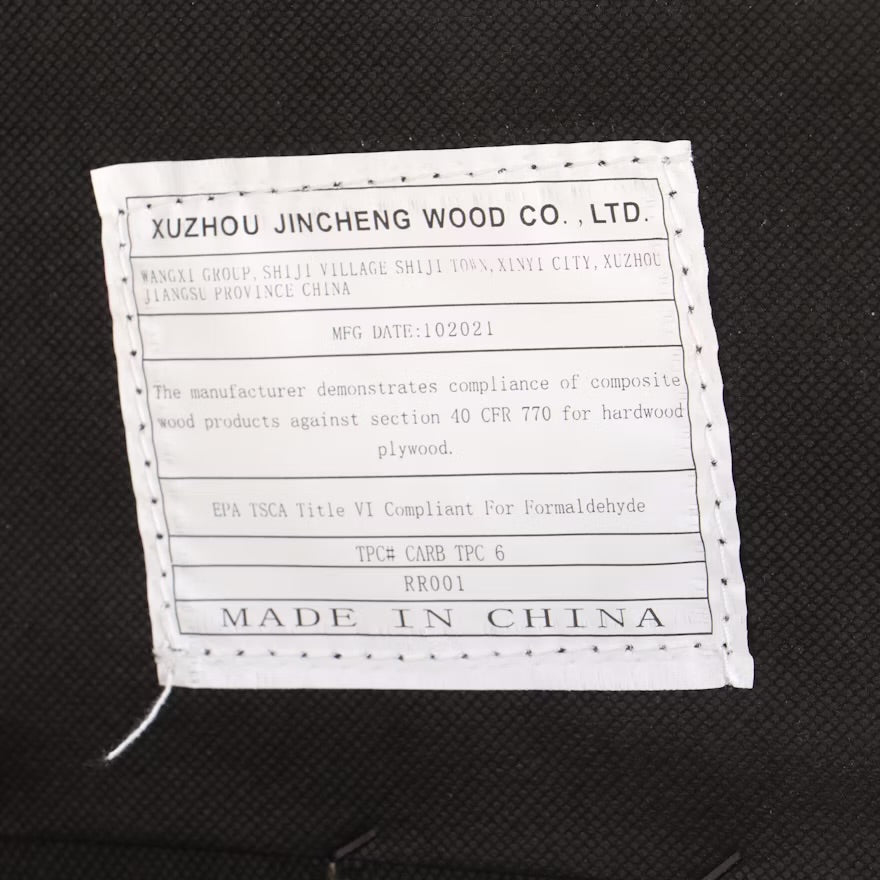 Modern Black Vinyl Upholstered Recliner