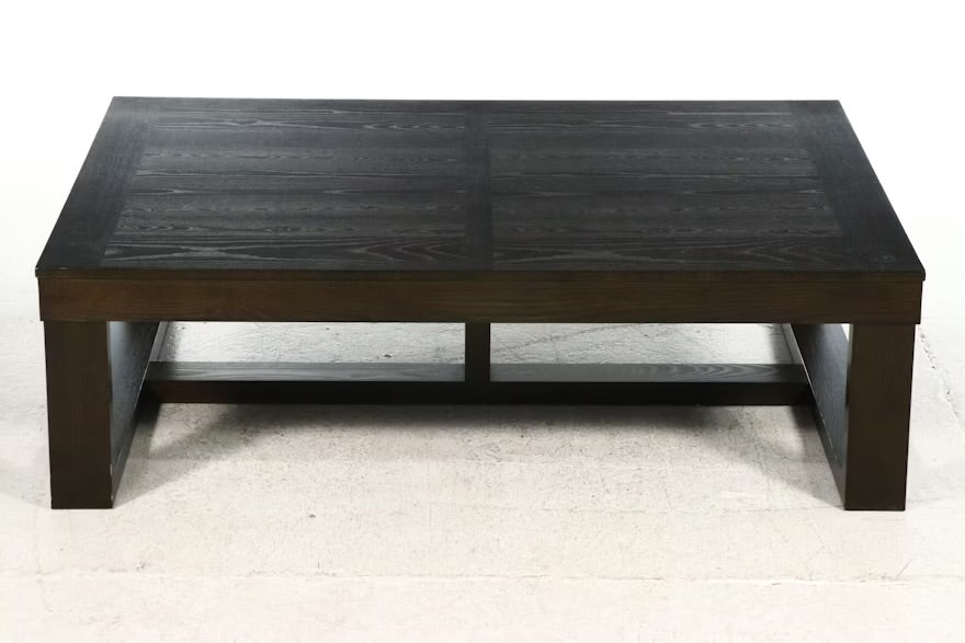 Ashley Furniture Contemporary Ebonized Wood Coffee Table