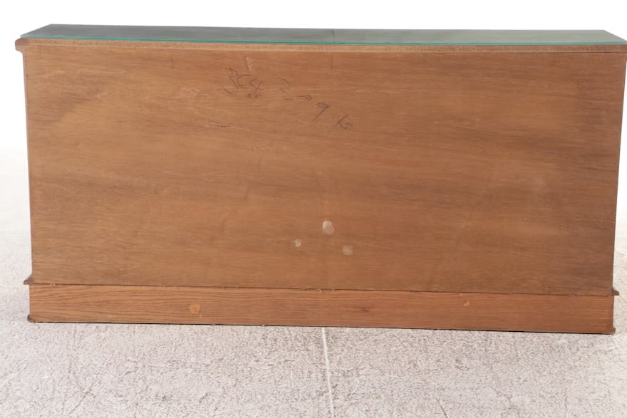 Mid Century Spanish Baroque Style Walnut Finish Credenza, Mid to Late 20th C. ITMGM40670