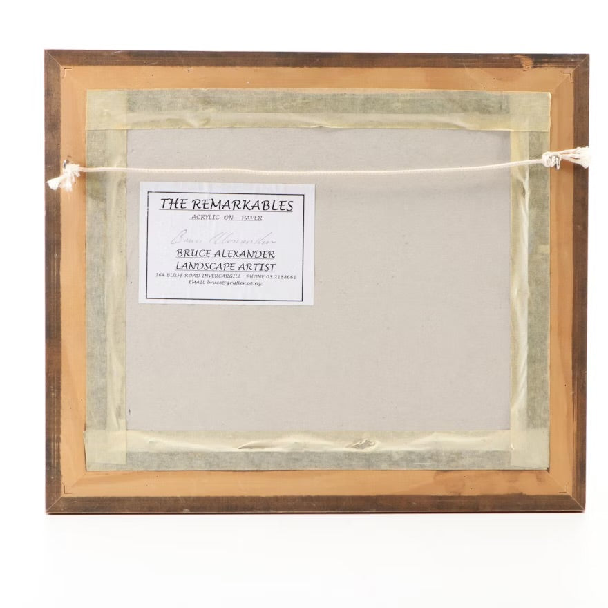 Bruce Alexander Mountainous Landscape Acrylic Painting, 2003 ITMGQ42134