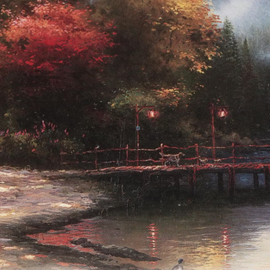 Thomas Kinkade Offset Lithograph "End of a Perfect Day III"ITMGR83089
