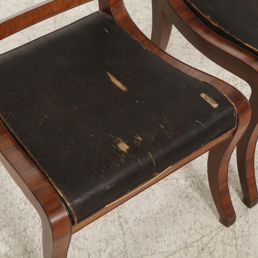 Regency Mahogany Side Chairs, Early 19th Century