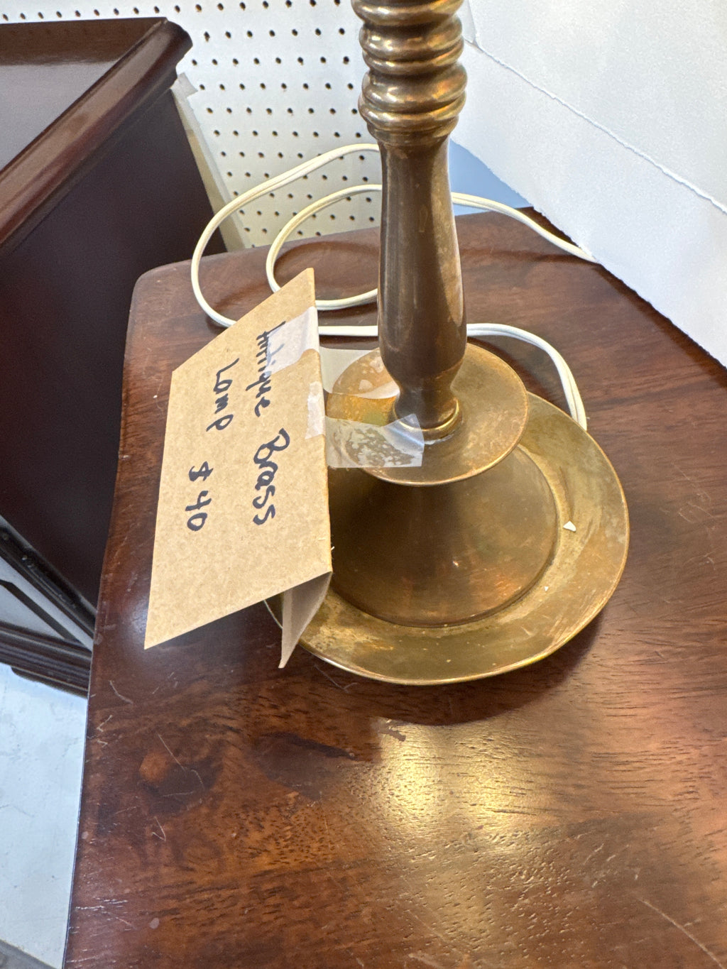 Antique Brass Light Fixture