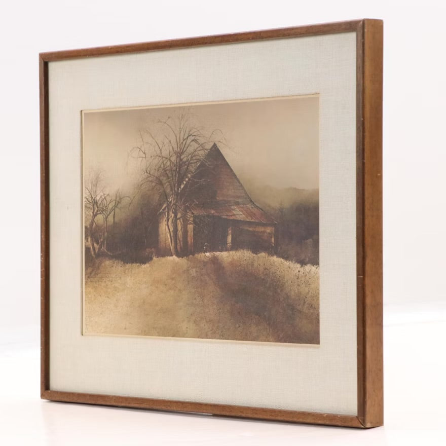 After Hubert Shuptrine Offset Lithograph "Late Afternoon," Late 20th Century