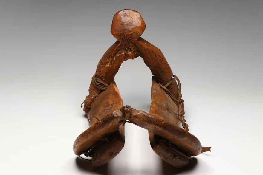 Mexican Wood Saddle with Twisted Hide Reinforcements