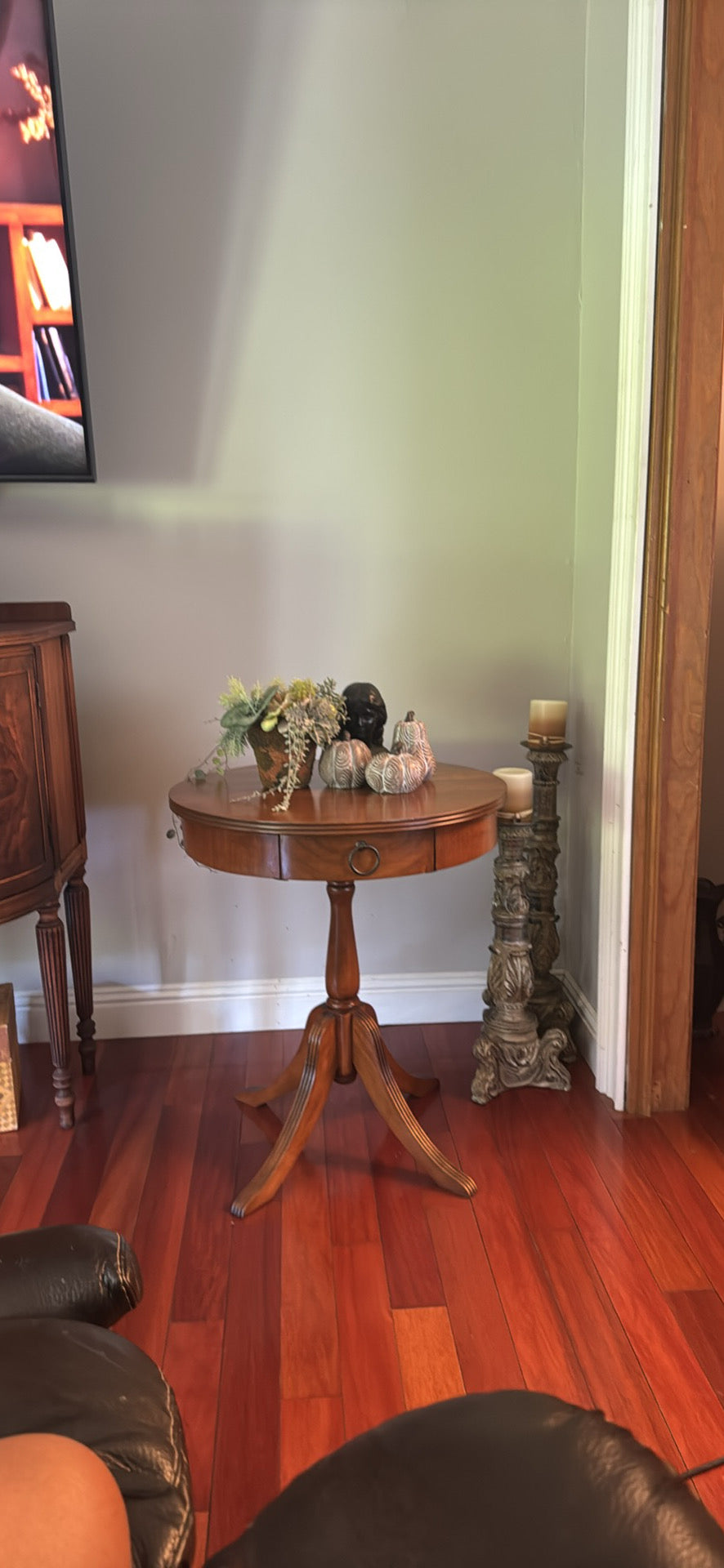 Wood Drum Table