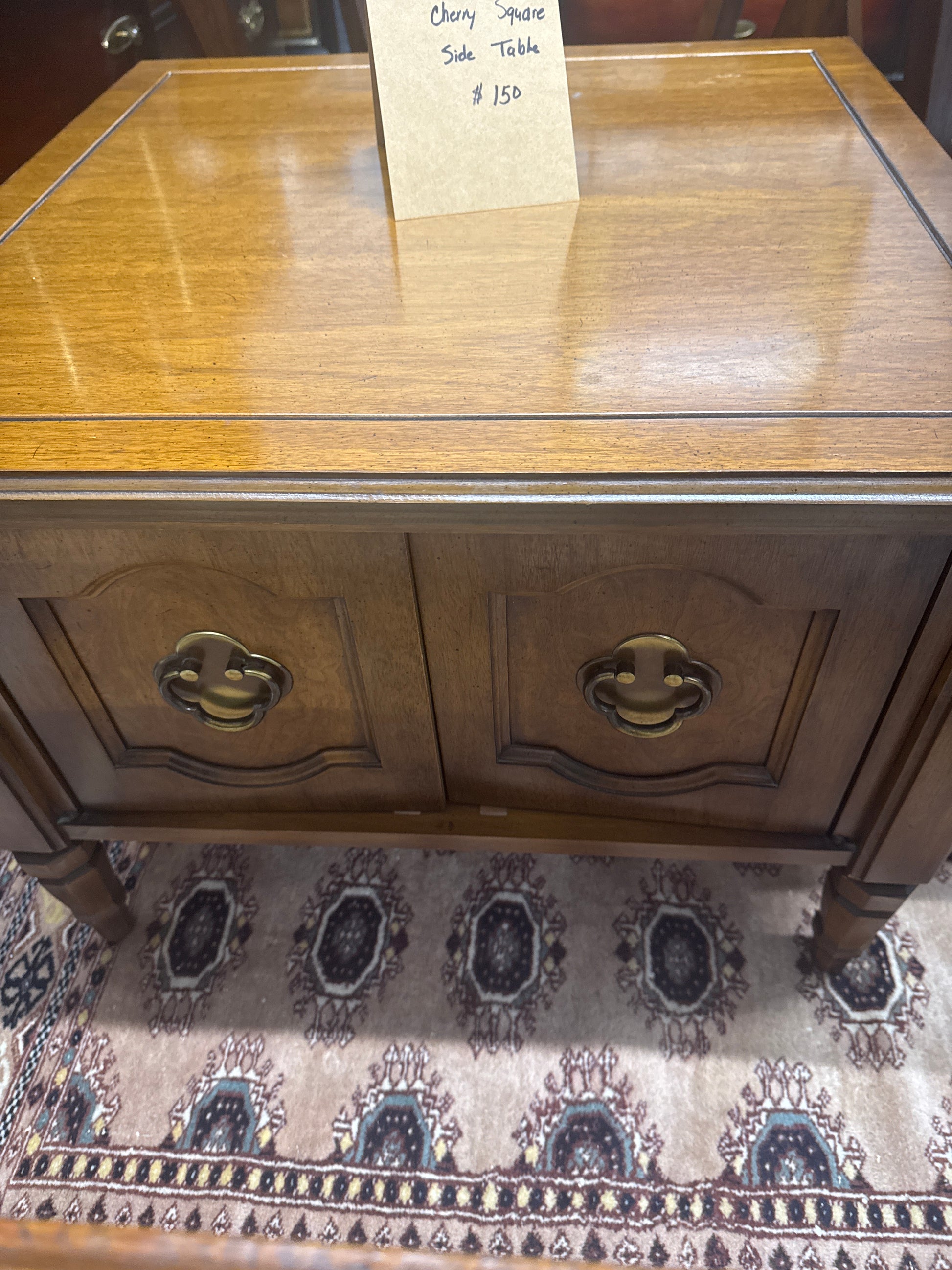 Cherry Square End/Side Table
