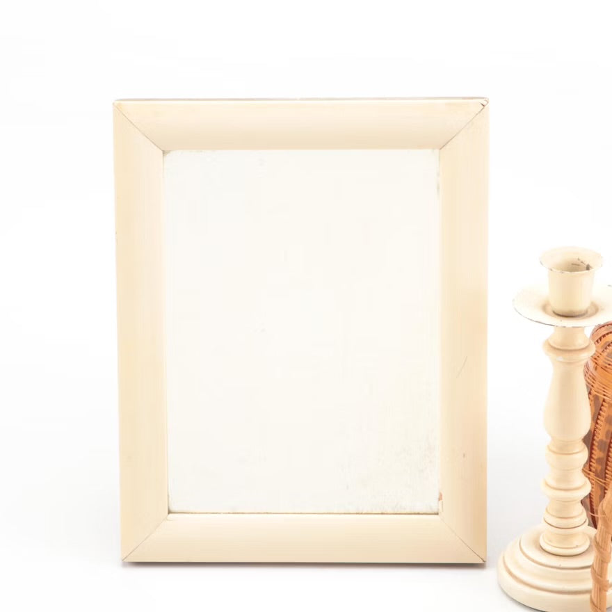 Wood Framed Wall Mirror, Woven Baskets, and Other Decorative Accessories 

#ITMGQ12902