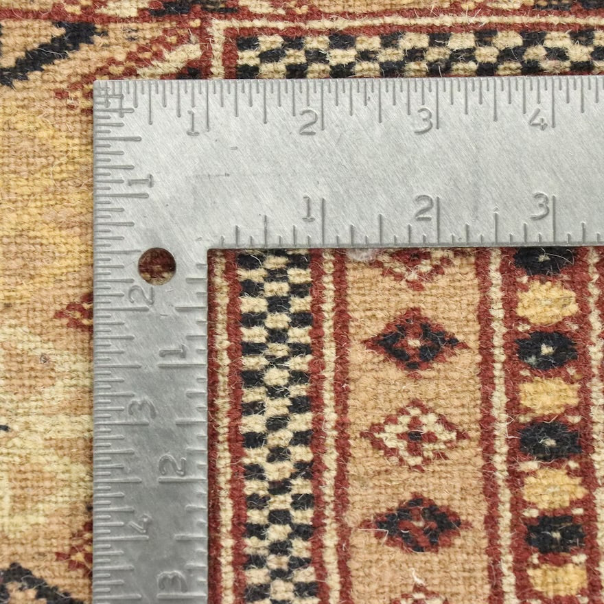 4'2 x 6'9 Hand-Knotted Pakistani Bokhara Area Rug ITMGP73558