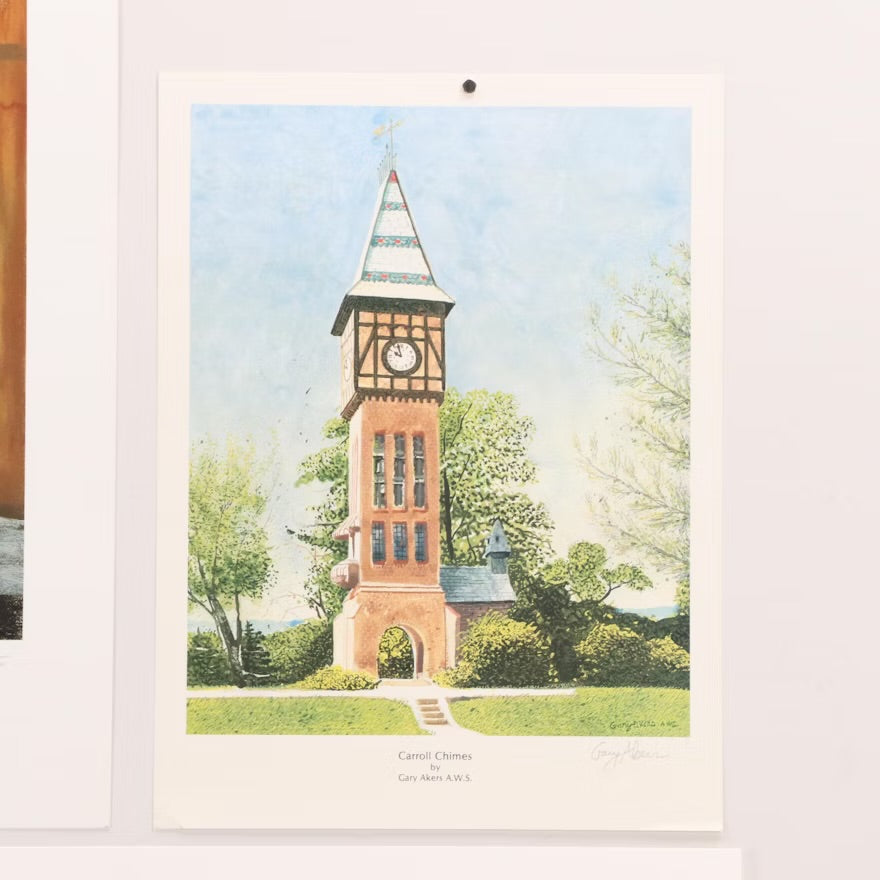 Offset Lithographs and Giclée Including "Carroll Chimes"ITMGP82521