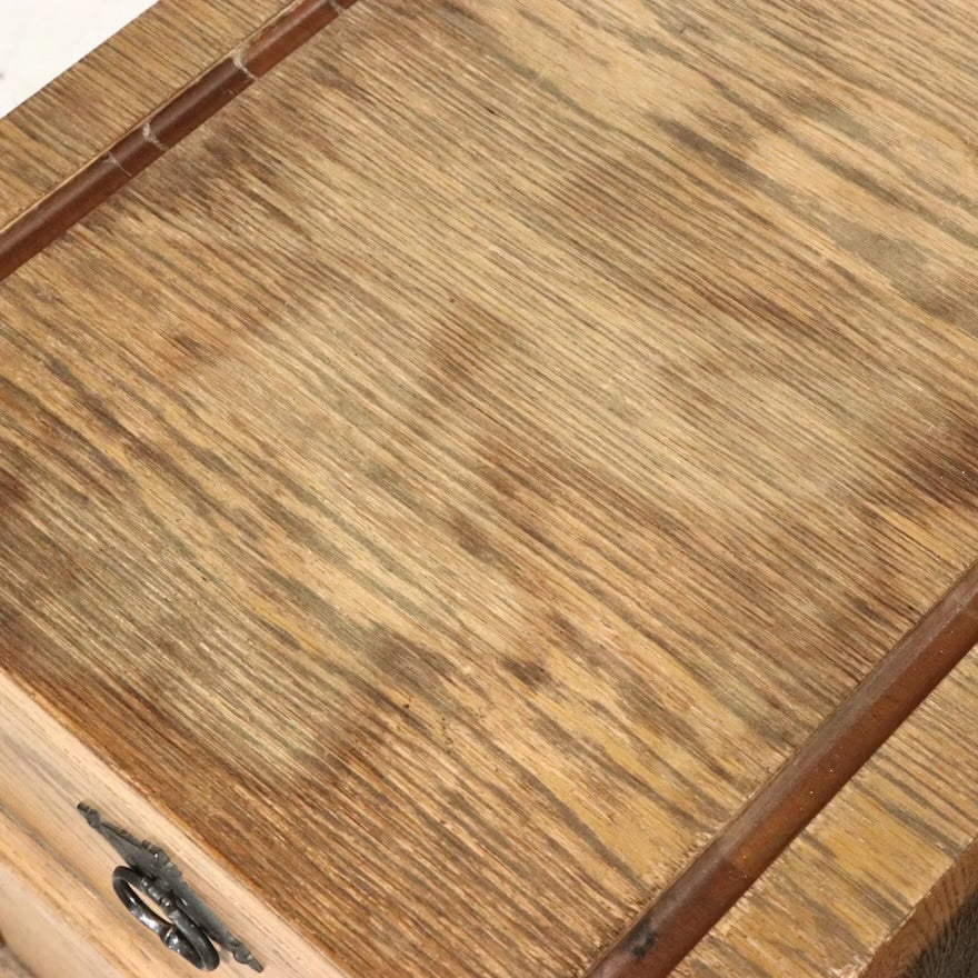 Pair of Oak Two-Drawer Cabinets, 20th Century ITMGP73782