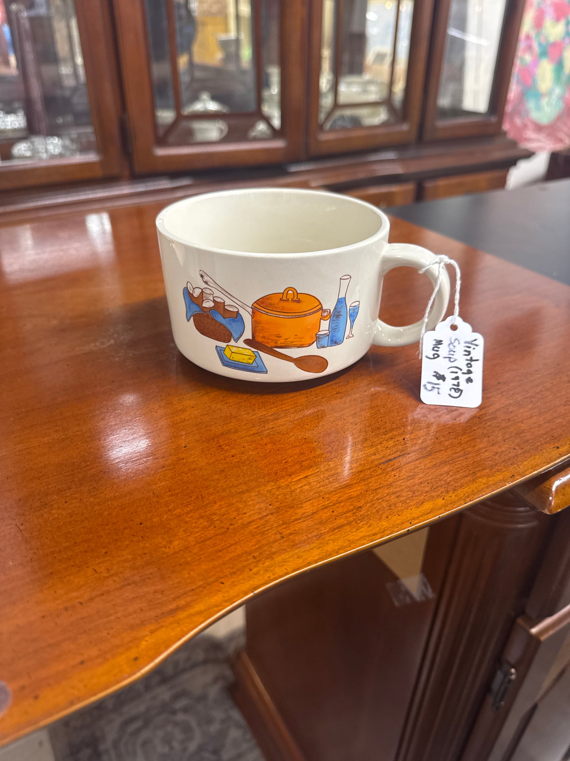 Vintage soup mug