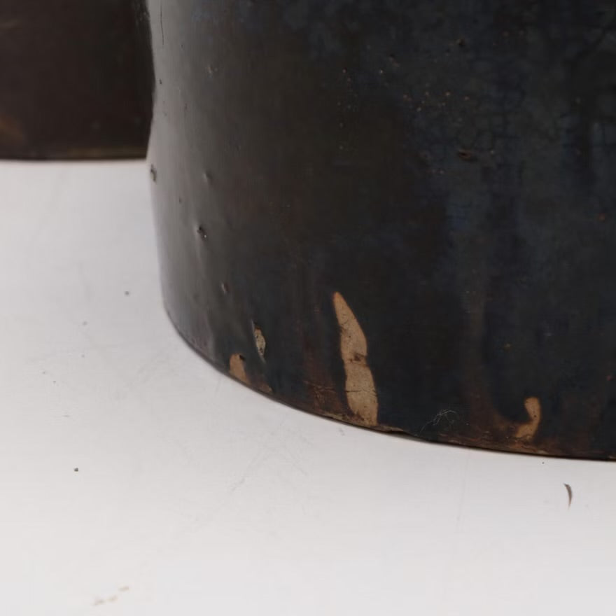 Rustic Brown Ceramic Planter Pots