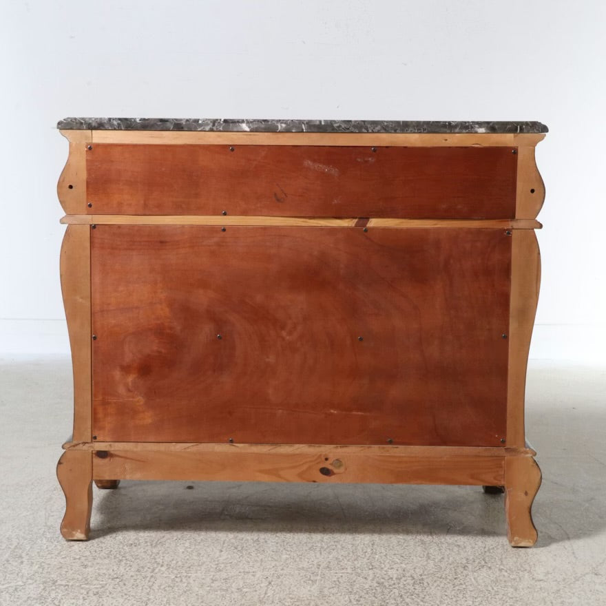 Baroque Style Chest of Drawers with Wall Mirror
