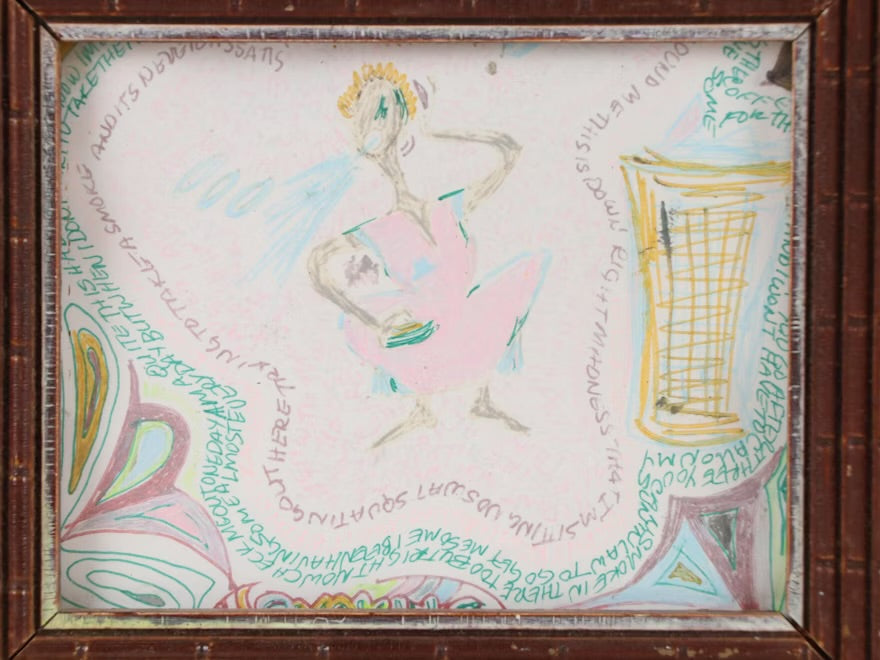 Three Pen and Ink Word Art Doodle Drawings, 2004 Item #
ITMGR36318