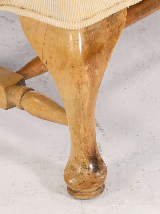 Cream Upholstered Bergere Armchairs ITMGQ23077