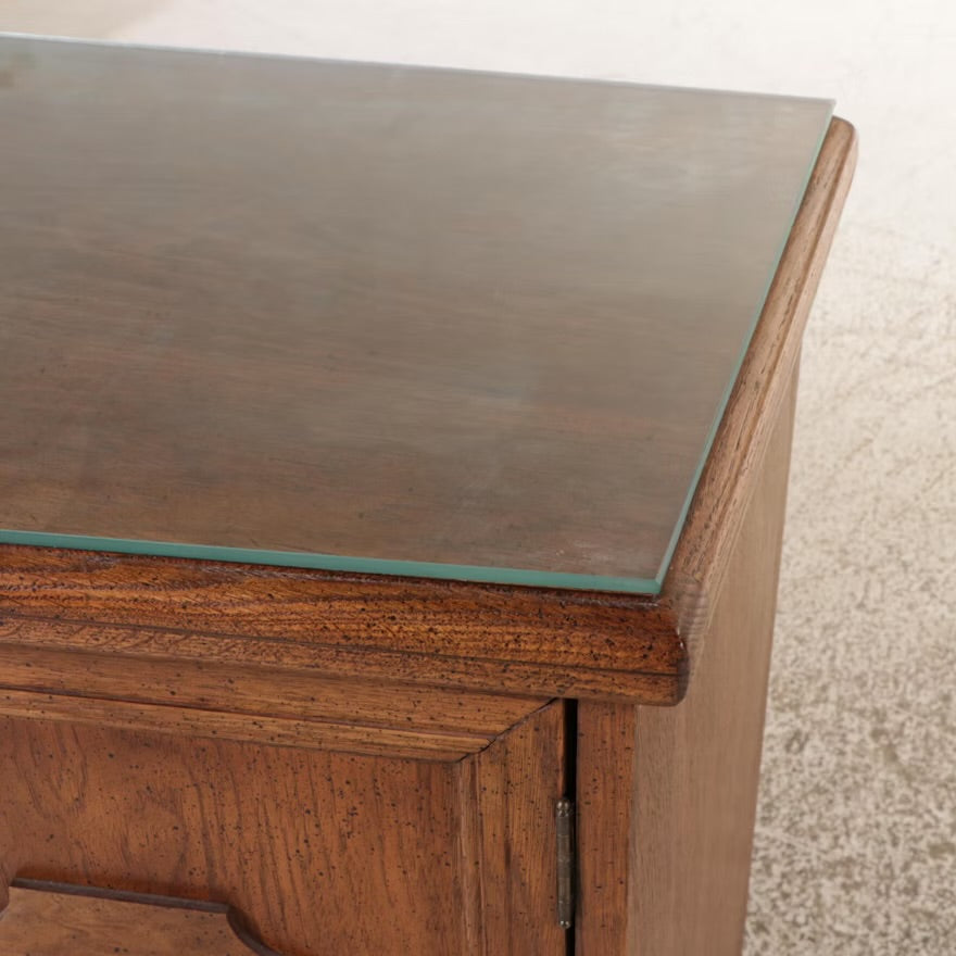 Mid Century Spanish Baroque Style Walnut Finish Credenza, Mid to Late 20th C. ITMGM40670