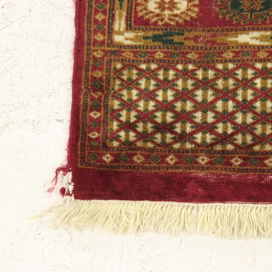 4' x 6'3 Hand-Knotted Afghan Turkmen Area Rug ITMGP73564