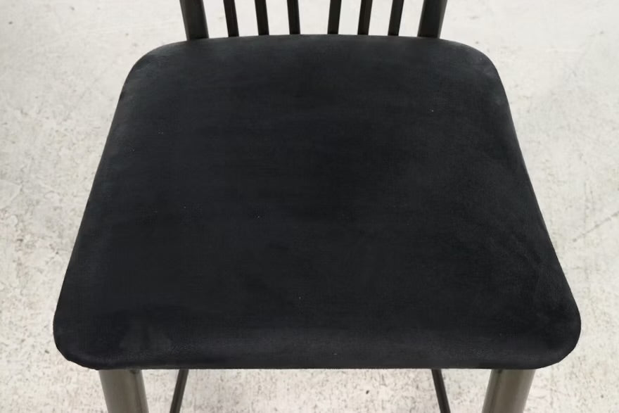 Amisco Metal Barstools with Microfiber Seats