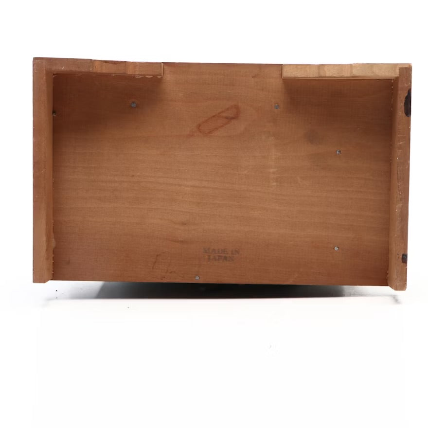 Vintage Swiss Chalet Style Wooden Musical Jewelry Box