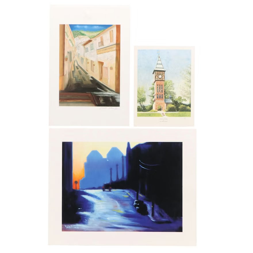 Offset Lithographs and Giclée Including "Carroll Chimes"ITMGP82521