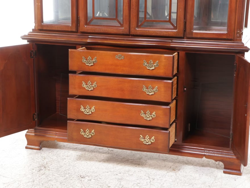 Lexington Federal Style Mahogany China Cabinet