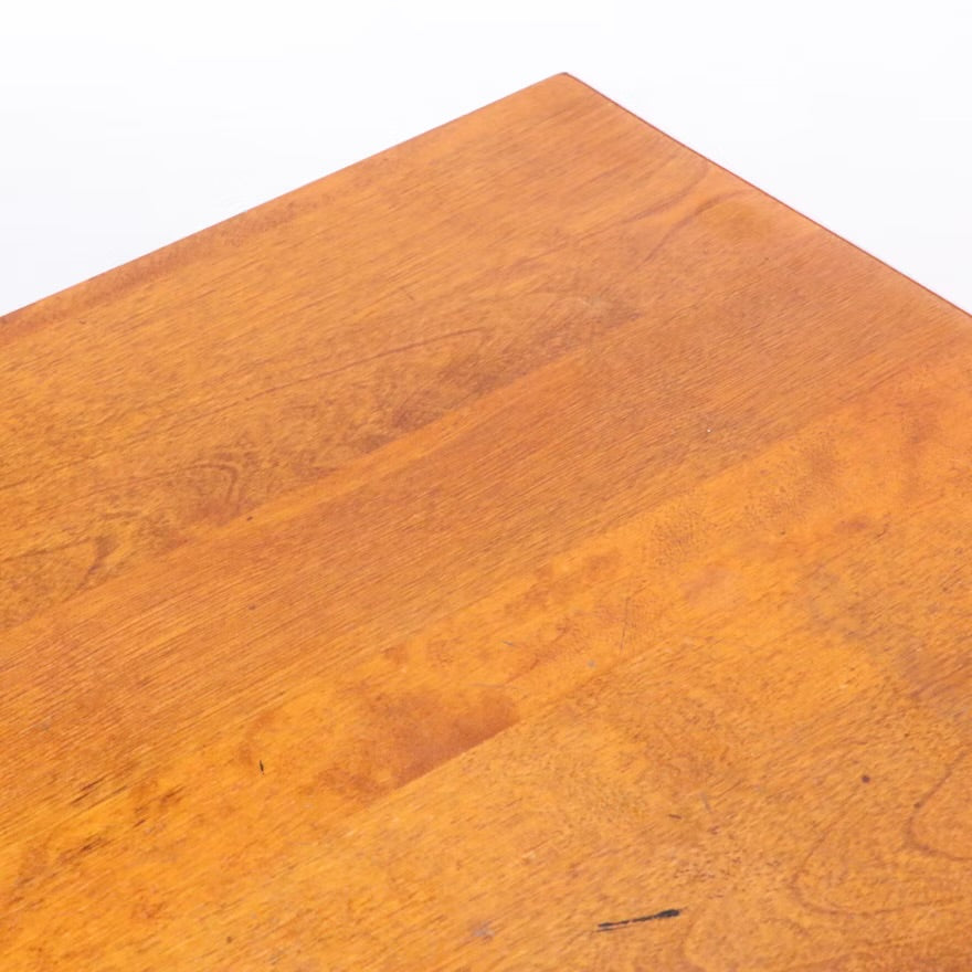 Child's Size Colonial Style Maple Kneehole Desk with Ladderback Chair ITMGQ17681