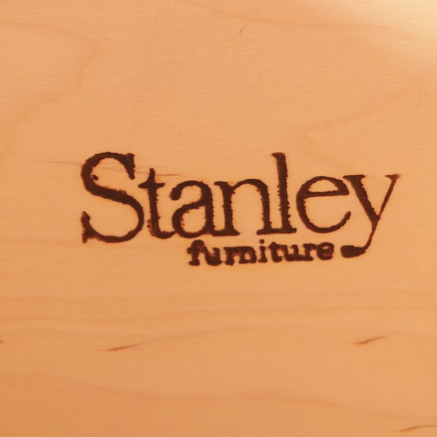 Stanley French Regency Style Marble Top Wood Dresser with Mirror ITMGQ17362