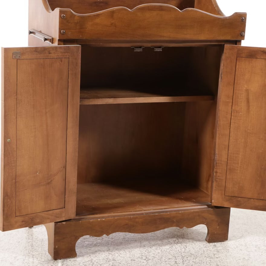 Colonial Style Maple Dry Sink was
