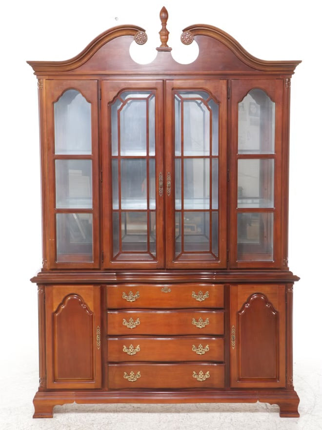 Lexington Federal Style Mahogany China Cabinet