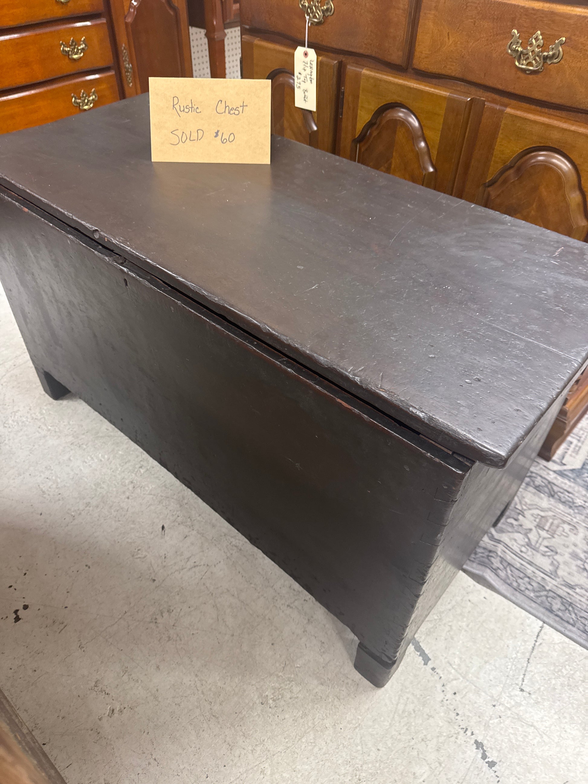 Rustic antique chest
