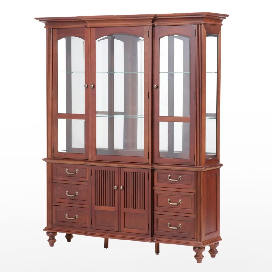 Stanley Furniture "British Colony" Mahogany China Cabinet ITMGQ35531