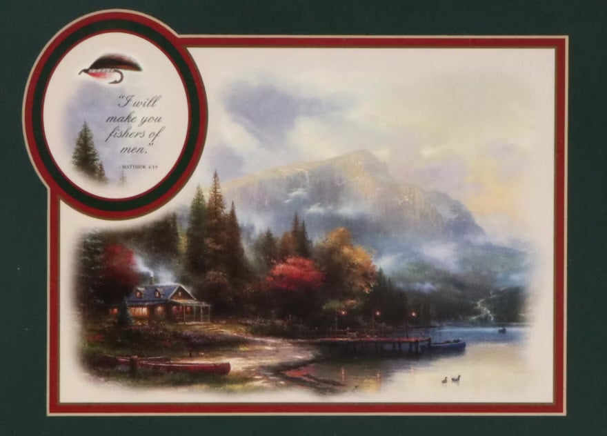 Thomas Kinkade Offset Lithograph "End of a Perfect Day III"ITMGR83089