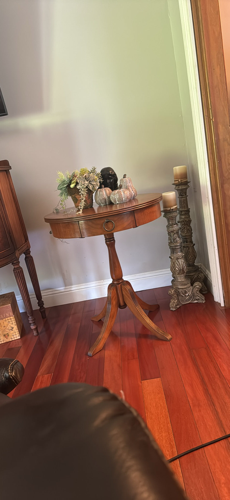 Wood Drum Table