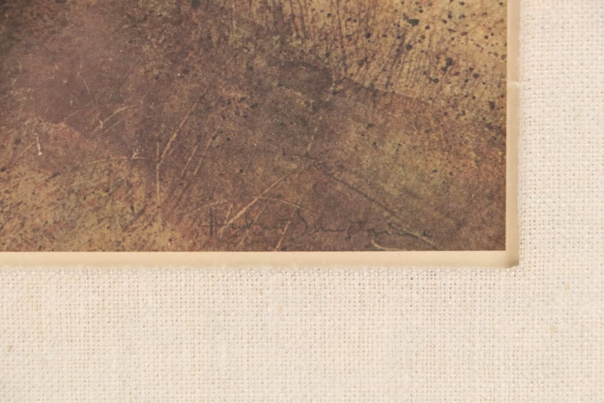 After Hubert Shuptrine Offset Lithograph "Late Afternoon," Late 20th Century