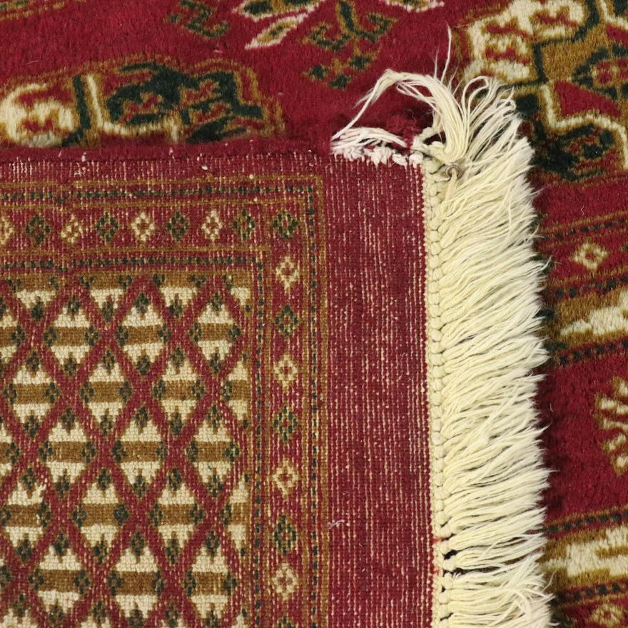 4' x 6'3 Hand-Knotted Afghan Turkmen Area Rug ITMGP73564