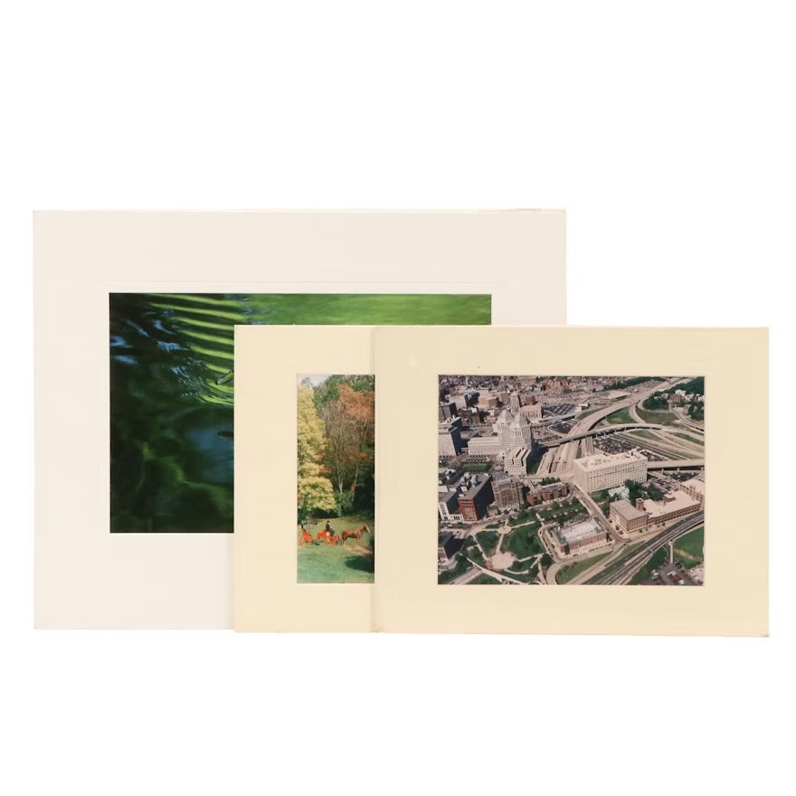 Warren Kahle Chromogenic Color Photograph "Green Water Reflection," More