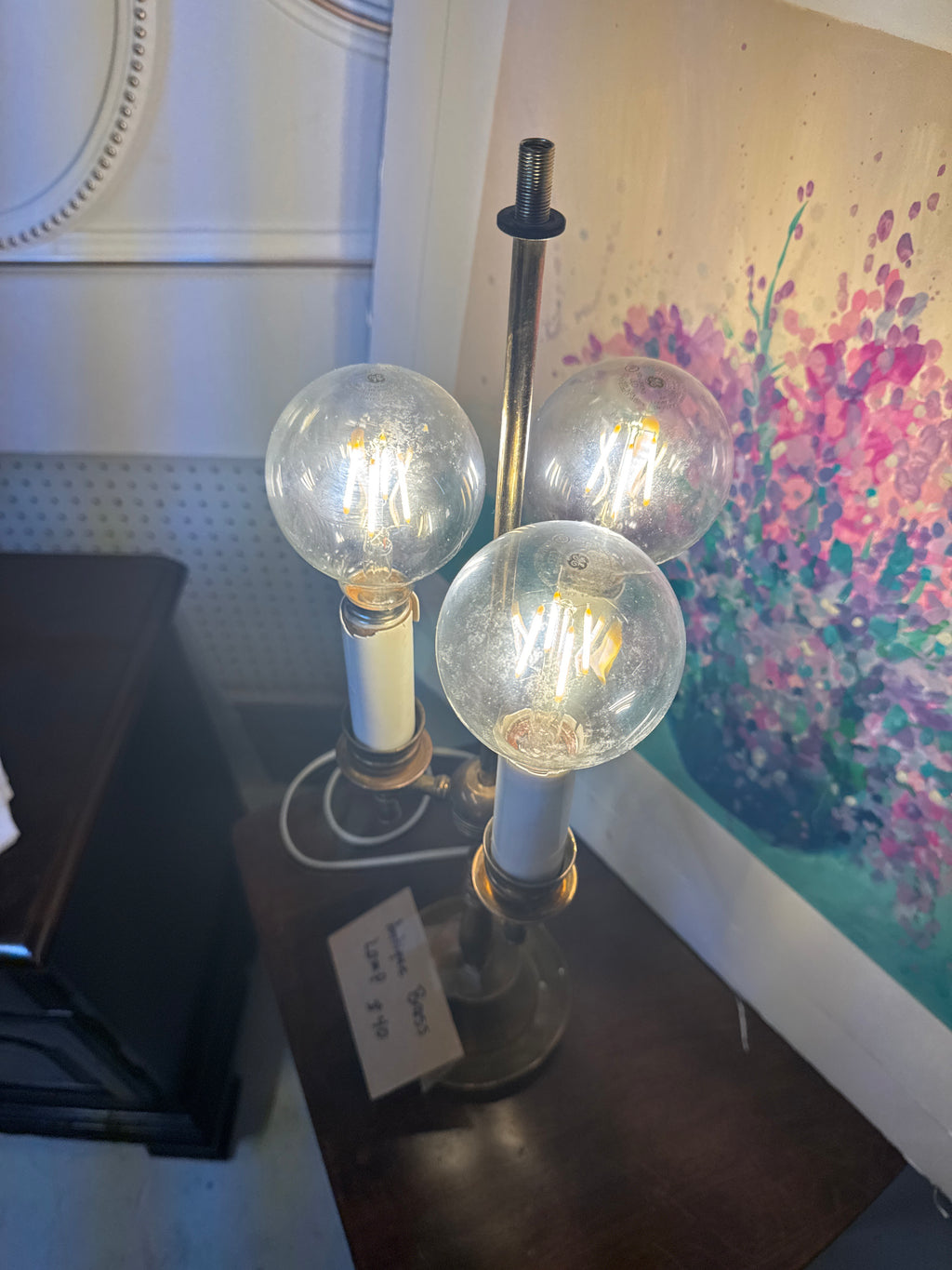 Antique Brass Light Fixture