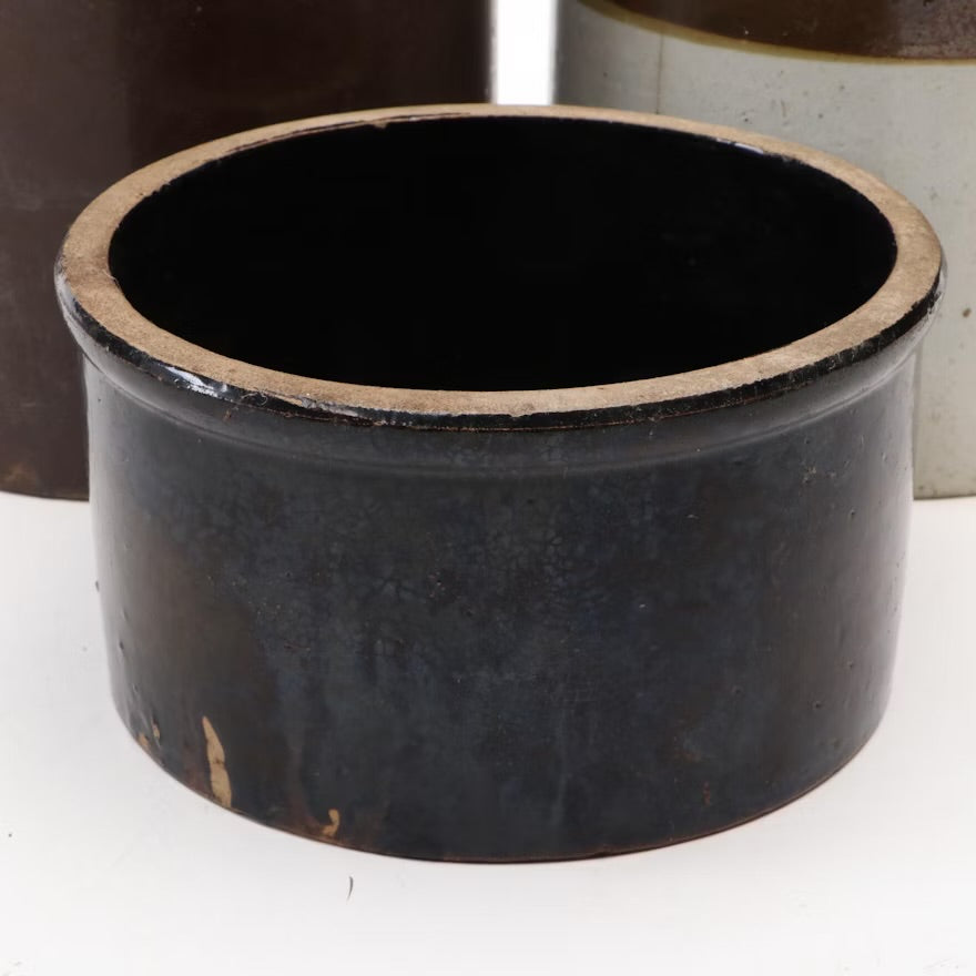 Rustic Brown Ceramic Planter Pots