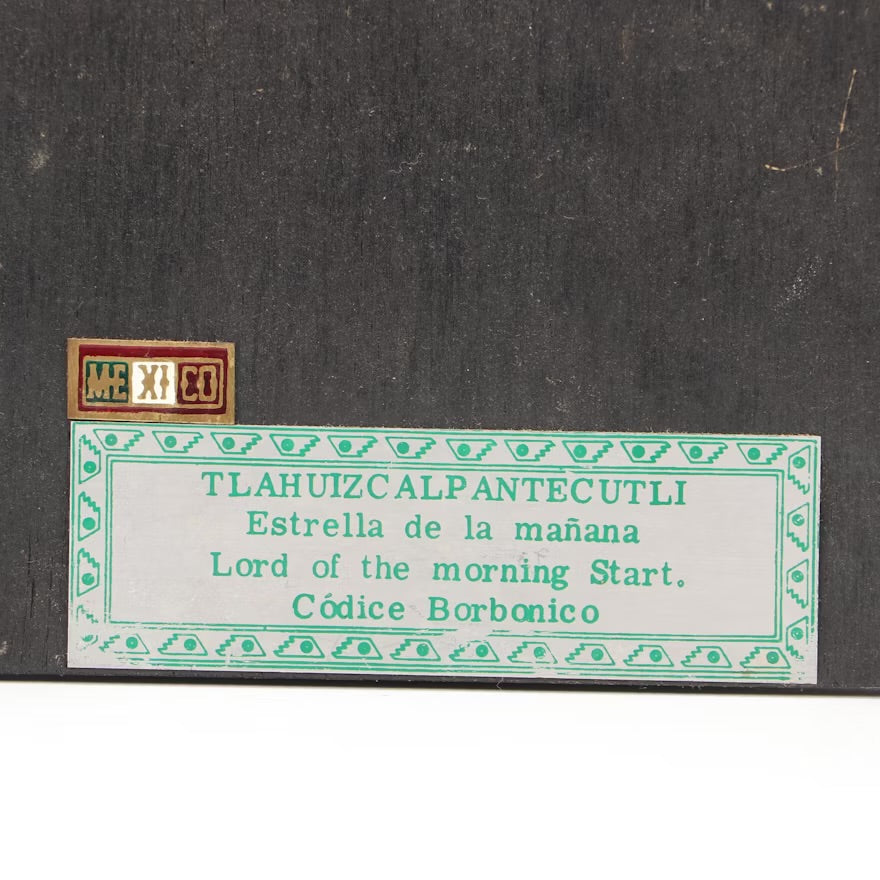 Tlahuizcalpantecuhtli Enameled Plaque with Kenyan Maasai Mother and Child ITMGQ28310