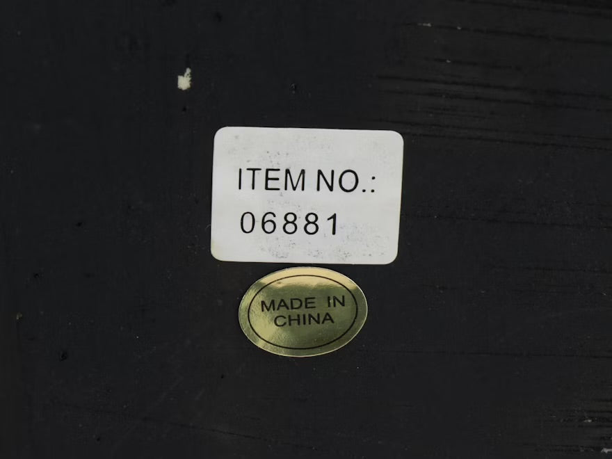 Resin Wall Clock with Wood Square Wall Mirror ITMGQ28418