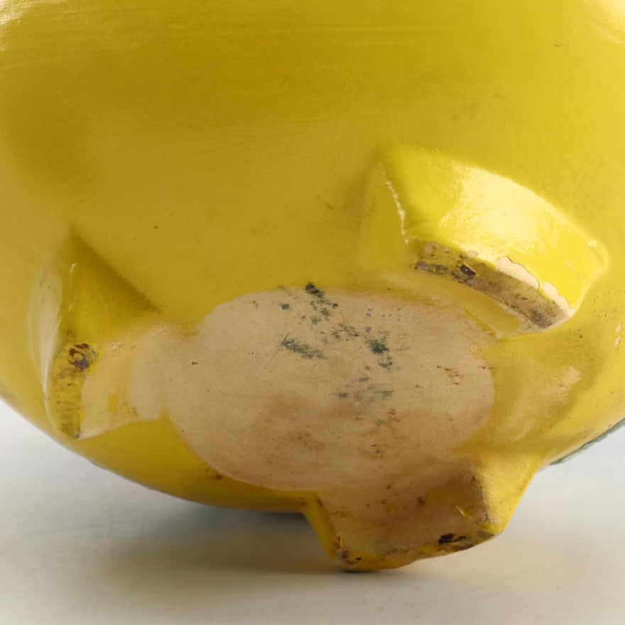 Ransburg Pottery Cookie Jar with German Porcelain Urn, Mid to Late 20th Century ITMGQ27753