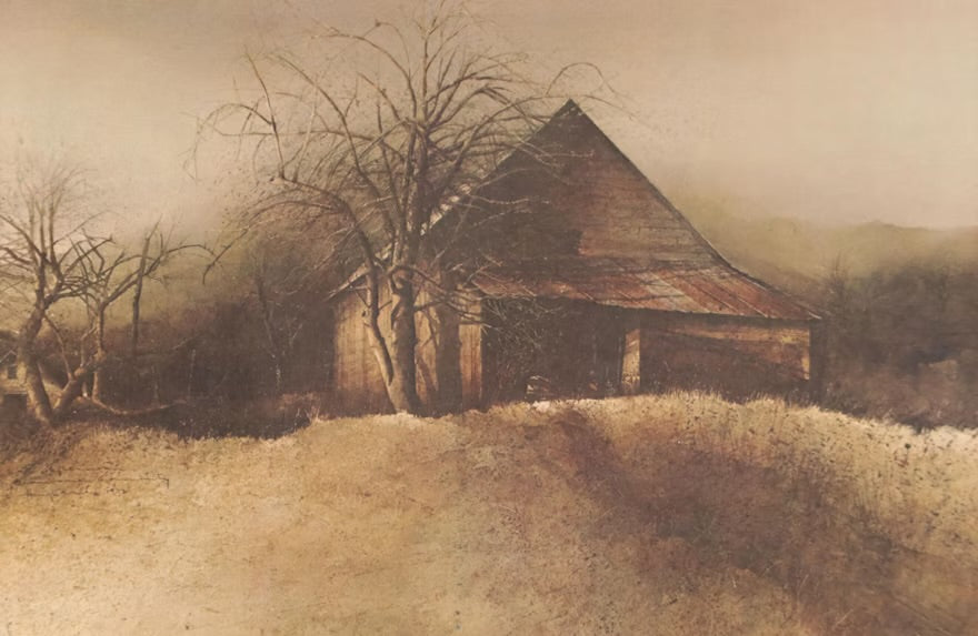 After Hubert Shuptrine Offset Lithograph "Late Afternoon," Late 20th Century