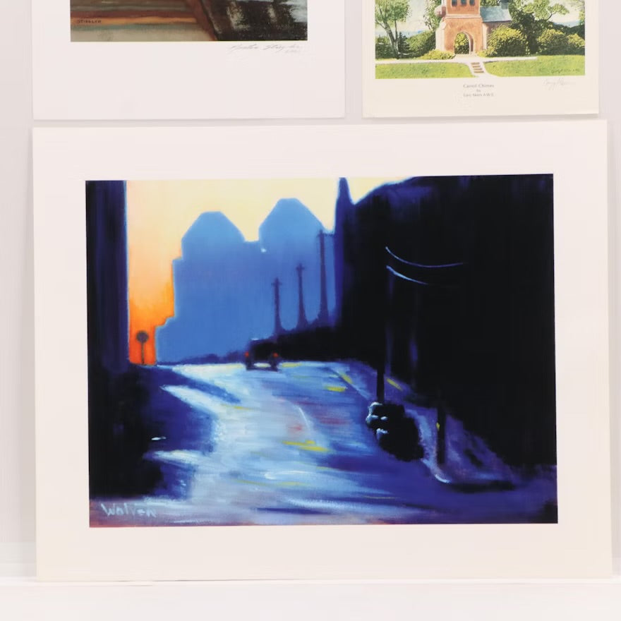 Offset Lithographs and Giclée Including "Carroll Chimes"ITMGP82521