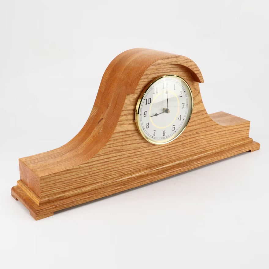 Oak Tambour Mantel Clock ITMGP19853