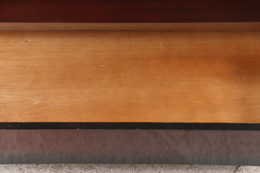 Mid Century Modern Leather Clad Wood Gentleman's Chest, Mid-20th Century ITMGQ37661