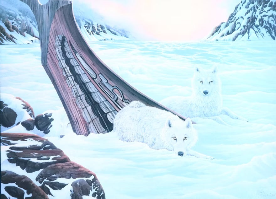 Lane Kendrick Offset Lithograph "Wind Stalker"ITMGQ04655