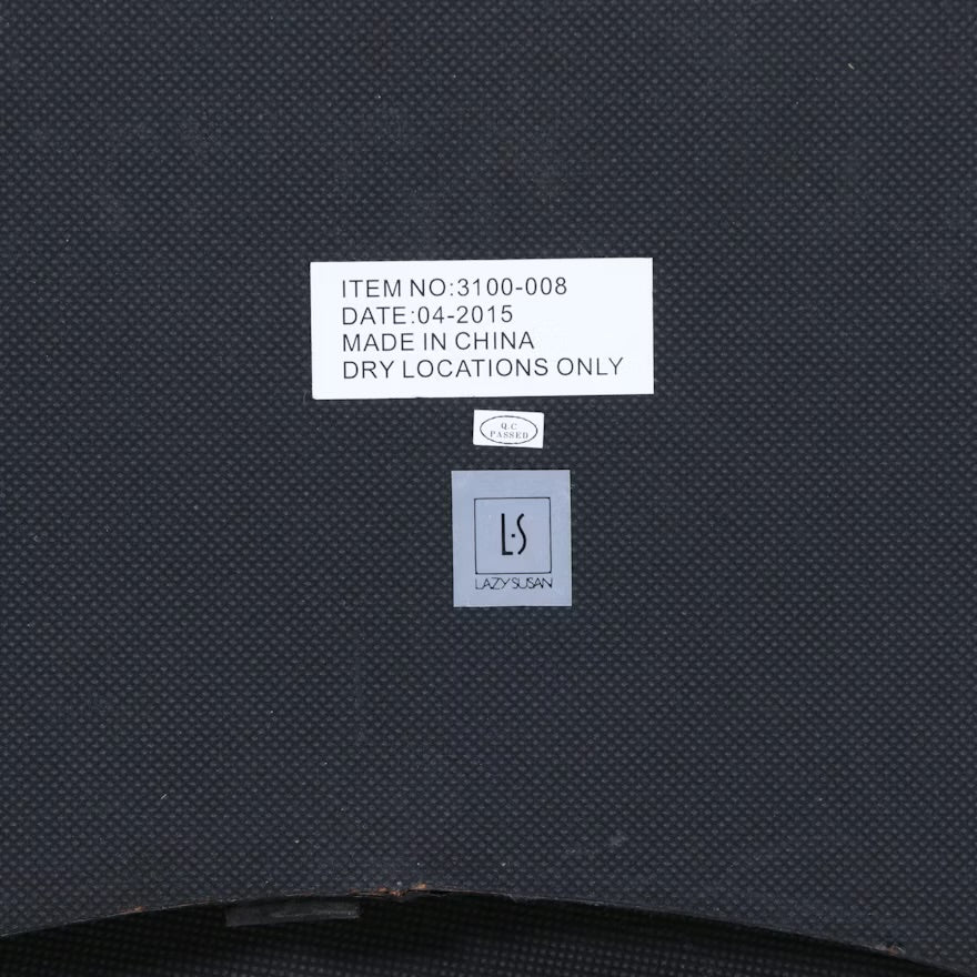 Lazy Susan Contemporary Copper Tone Wall Clock